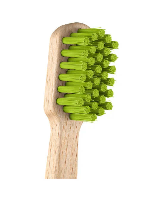 Première brosse à dents en bois Curaprox