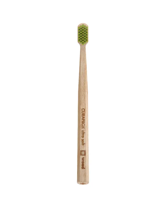 Première brosse à dents en bois Curaprox